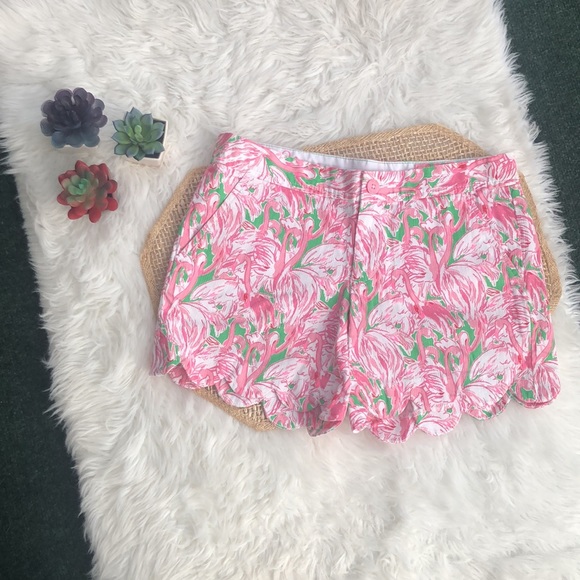 Lilly Pulitzer Pink Colony Buttercup Shorts - Picture 2 of 13